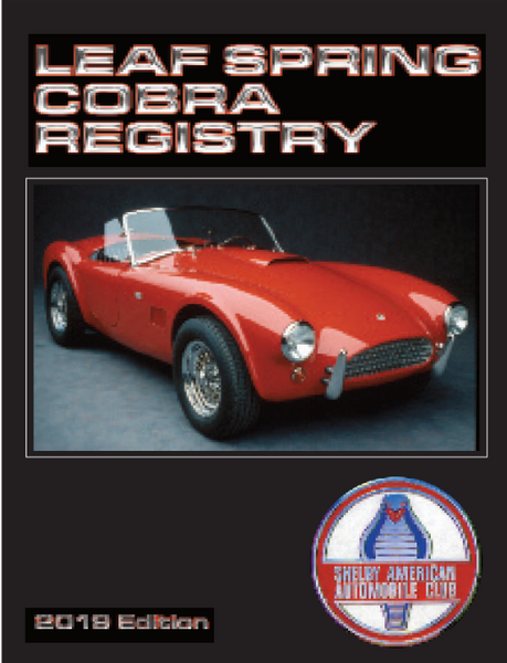 Leaf Spring Cobra Registry 5th Edition (2019) – SAAC Stuff