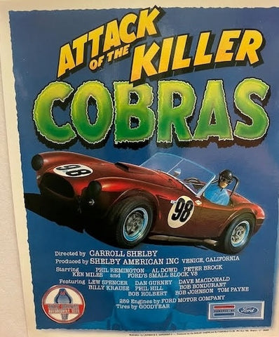 289 Cobra - Attack of the Killer Cobras Postcard - US shipping included in the price