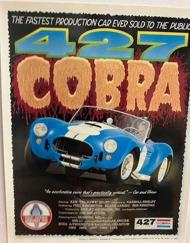 427 Cobra - Fastest production car sold to the public Postcard - US shipping included in the price