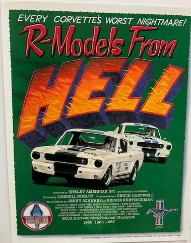 1965 GT350 R Models from Hell Postcard - US shipping included in the price