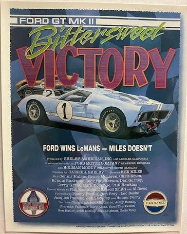 GT40 -  Bittersweet Victory Postcard - US shipping included in the price