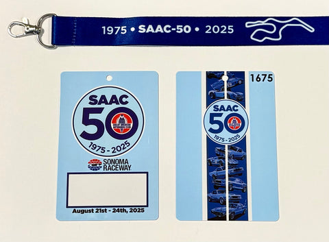 SAAC-50 Lanyard and ID Badge