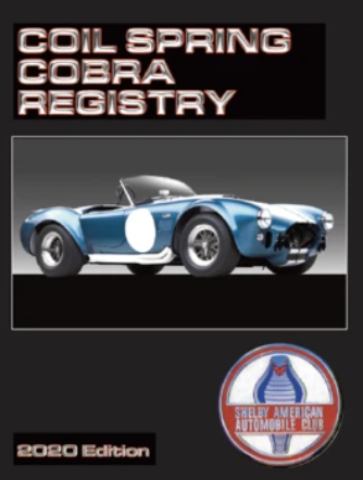 Coil Spring (427) CSX3000 series<br/>Cobra Registry, 5th Edition (2020)